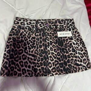 Pacsun cheetah skirt